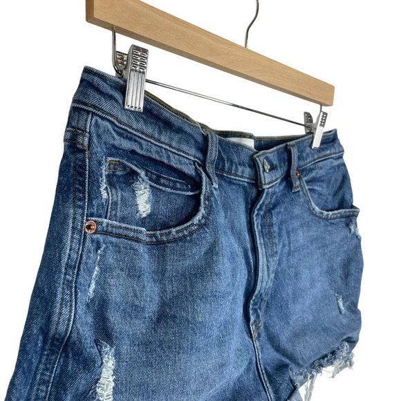 Abercrombie & Fitch Blue Jean Shorts - Picture 4 of 9